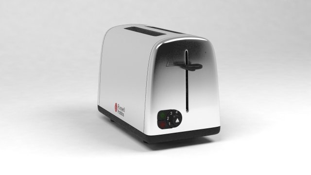 russell hobbs toaster 3Dモデル .c4d .max .obj .3ds .fbx .stl .blend 