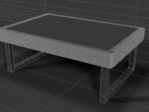 solleron rattan table 3D Model
