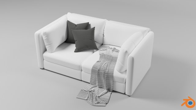 valentuna modular sofa 3D Модель .c4d .max .obj .3ds .fbx .stl .blend 