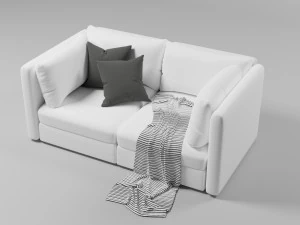 valentuna modular sofa 3D Model