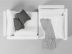 valentuna modular sofa 3D Модель