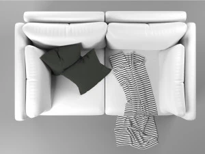 वैलेंटुना मॉड्यूलर सोफा 3D मॉडल