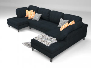 кутовий диван Монтероссо 3D Модель