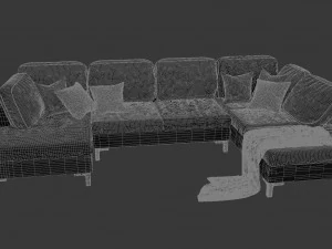 кутовий диван Монтероссо 3D Модель