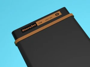 portable hard disk 3D Model