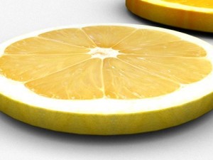 citrus fruit slices Modèle 3D