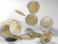 french 2 euro coin Modèle 3D