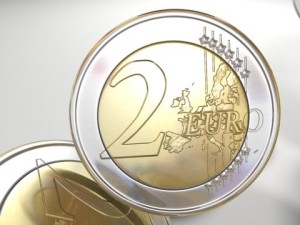 french 2 euro coin Modelo 3D