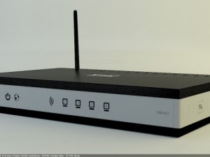 dlink dir 615 3D Model