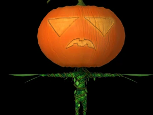 Halloween-K&uuml;rbis 3D Modell
