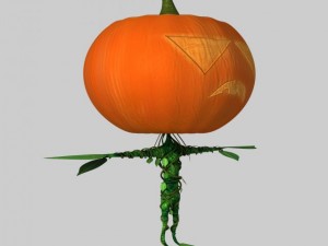 halloween pumpkin 3D 모델
