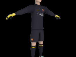 goalkeeper Modelo 3D