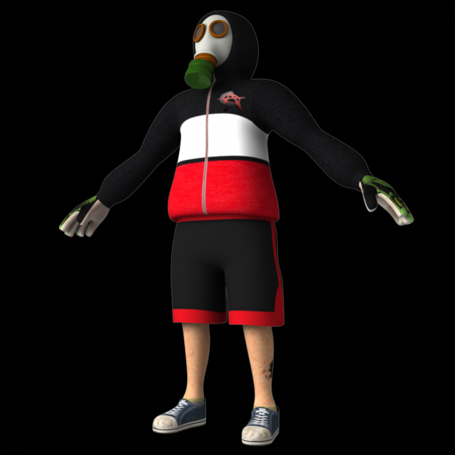 rioter 3D 模型 .c4d .max .obj .3ds .fbx .stl .blend 