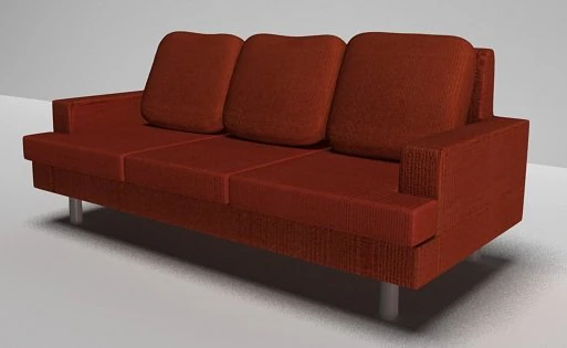 sofa set4type 3D Model .c4d .max .obj .3ds .fbx .stl .blend 