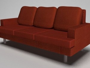 sofa set4type 3D Model
