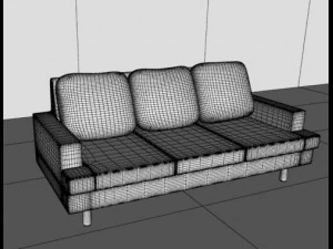 sofa set4type 3D Model