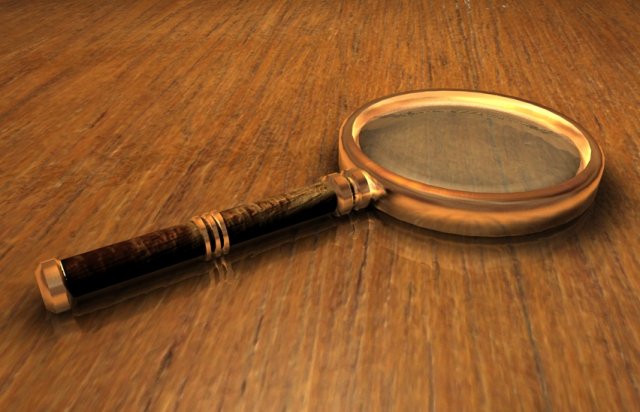magnifying glass Modelo 3D .c4d .max .obj .3ds .fbx .stl .blend 