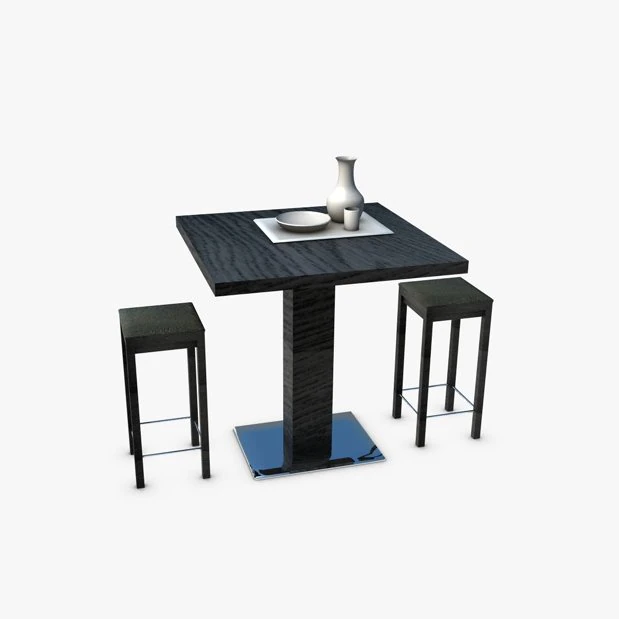 tabourets de table Modèle 3D .c4d .max .obj .3ds .fbx .stl .blend