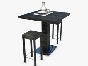 tabourets de table Modèle 3D
