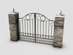 iron gate 3D 모델