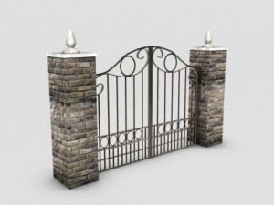 iron gate Modelo 3D