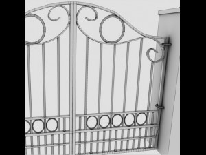 iron gate Modelo 3D