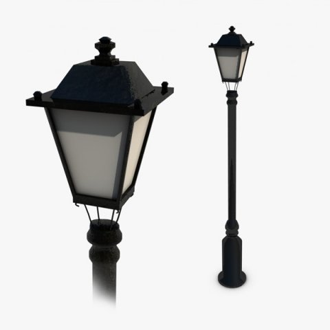 street light Modelo 3D .c4d .max .obj .3ds .fbx .stl .blend 