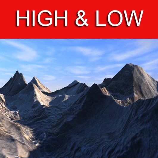 montanhas Modelo 3D .c4d .max .obj .3ds .fbx .stl .blend 