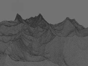 montanhas Modelo 3D