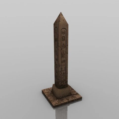 obelisk 3D Model .c4d .max .obj .3ds .fbx .stl .blend 