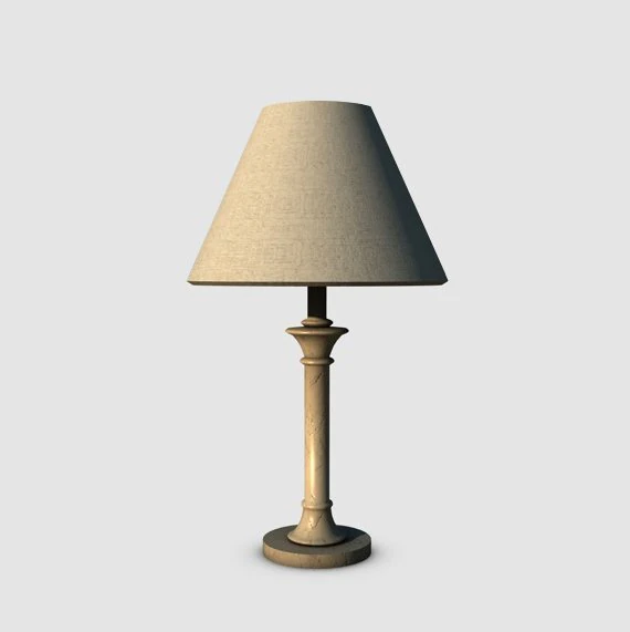 table lamp 2 3D Model .c4d .max .obj .3ds .fbx .stl .blend