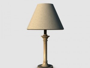 table lamp 2 Model 3D