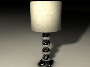 sphere table lamp 3D Model