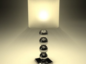sphere table lamp 3D Model