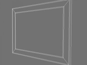 framed painting Modelo 3D