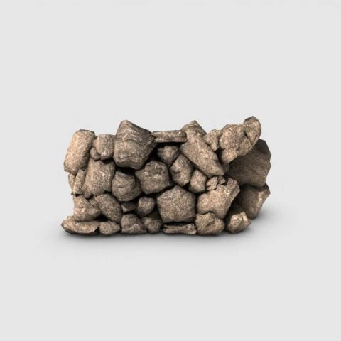 rock wall 3D Model .c4d .max .obj .3ds .fbx .stl .blend 