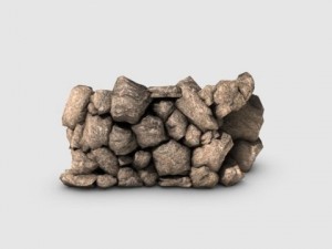 rock wall Model 3D