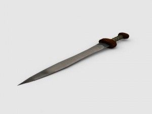 gladius roman sword 3D 모델