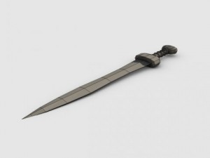 gladius roman sword 3D 모델