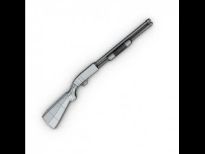 pompalı t&uuml;fek 3D Model