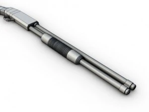 pompalı t&uuml;fek 3D Model