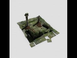 ancient ruins Modelo 3D