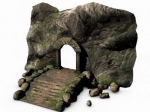 ancient entrance Model 3D
