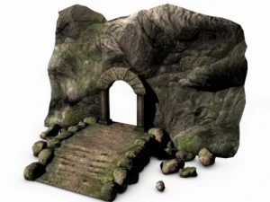 ancient entrance 3D Model