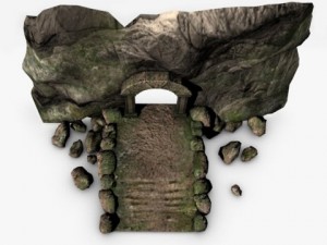 ancient entrance Model 3D