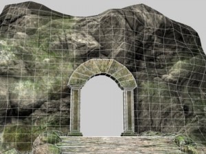 ancient entrance Model 3D