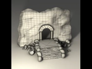 ancient entrance 3D Model