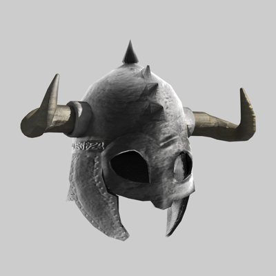medieval helmet with horns 3Dモデル .c4d .max .obj .3ds .fbx .stl .blend 