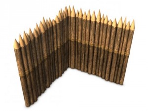 stockade fencing 3D Модель