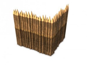 stockade fencing 3D Модель